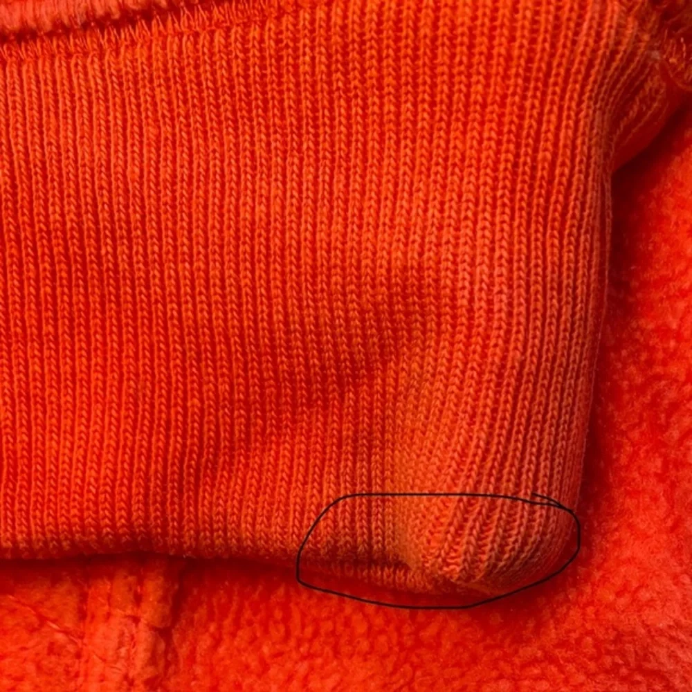 Vintage Gap Kids‎ Unisex Youth S (6-7) Orange Long Sleeve Graphic Hoodie